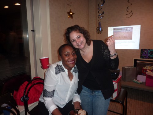 With Vanessa at my 40th birthday party.